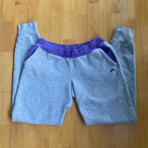 Nike SB Girls Purple and Grey Sweatpant Joggers XL 13-15 YRS